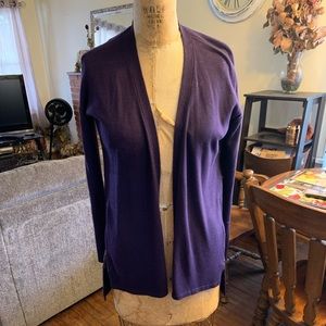 Worthington/JC Penney  purple cardigan.